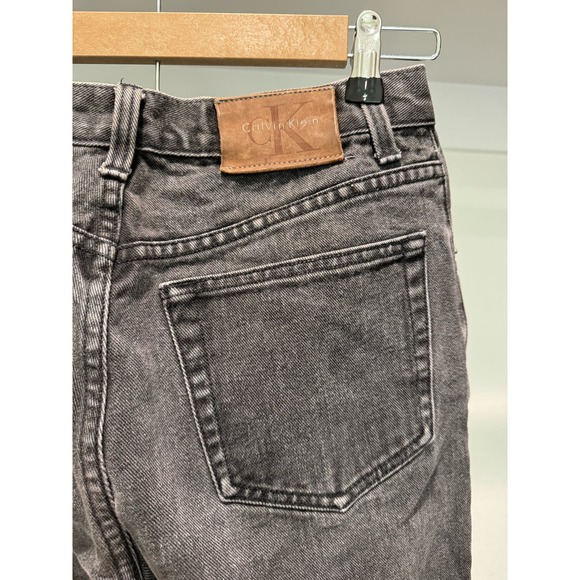 Vintage Calvin Klein Jeans Size 7 Black Straight Leg - Picture 3 of 8